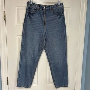 Forever 21 High-rise Straight Leg Jeans